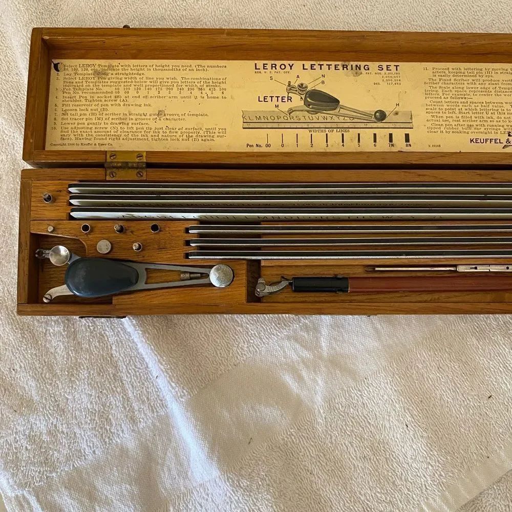 Keuffel & Esser Co - Leroy Lettering Set - Picture 2 of 8